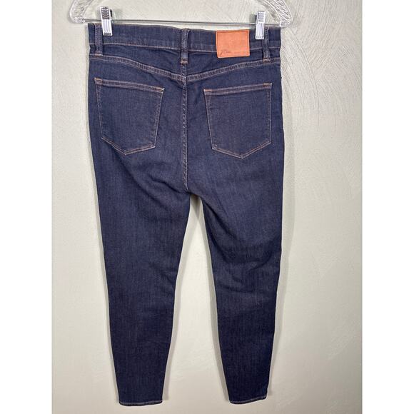 J. Crew Denim Jeans Women's Size 29 Blue Dark Wash Lookout High Rise Skinny - Picture 12 of 13